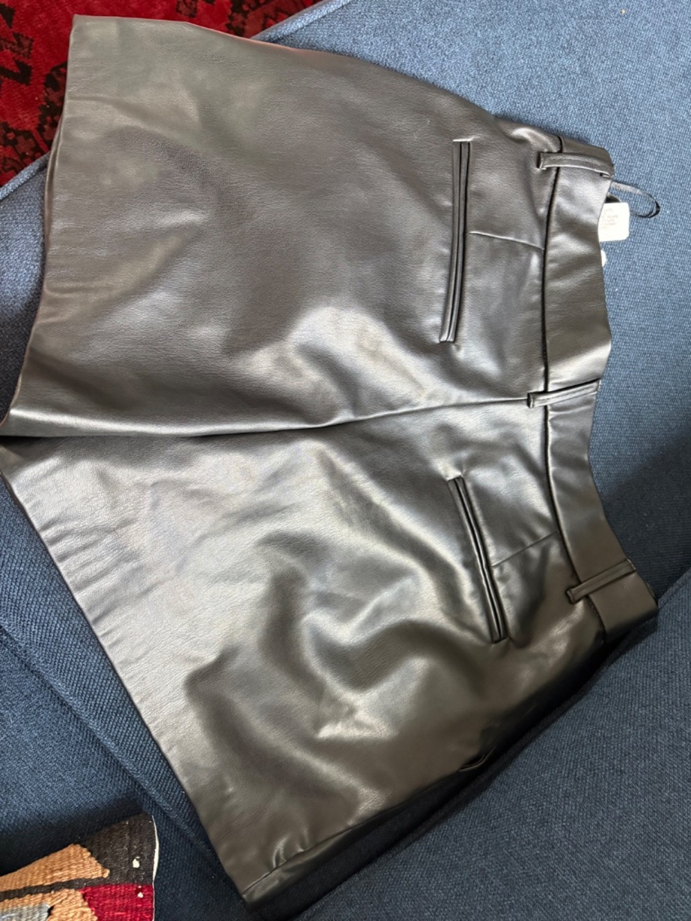 Zara “leather” shorts - Picture 2 of 3